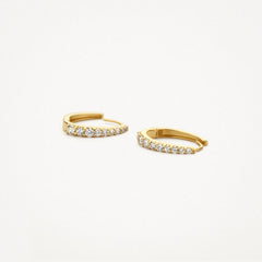 Boucles d'oreilles créoles Blush 7342YZI – Or jaune (14 carats) avec zircone