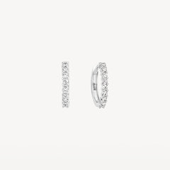 Blush Ohrhänger aus Weissgold (585) mit Zirkonia - 7166WZI