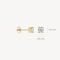 Boucles d'oreilles à tige Blush 7213YZI - or jaune (585)