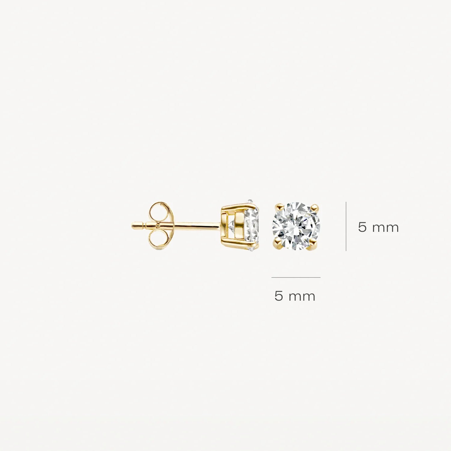 Blush Damen Ohrhänger aus Gelbgold (585) mit Zirkonia - 7053YZI