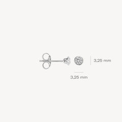 Blush Damen Ohrstecker aus Weissgold mit Zirkonia - 7255WZI