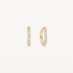 Blush Damen Ohrhänger aus Gelbgold (585) mit Zirkonia - 7166YZI