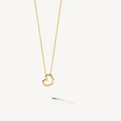 Blush Damen Herz Halskette in 585/14 Karat Gelbgold - 3081YGO