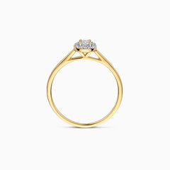 Blush Verlobungsringe Ring in 585/14 Karat Gelbgold mit Labordiamant - LG1023Y