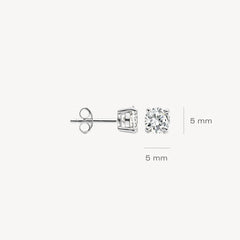 Blush Damen Ohrhänger aus Weissgold (585) mit Zirkonia - 7053WZI