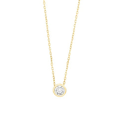 Facet Classic Express Eye Clean Gold Halskette