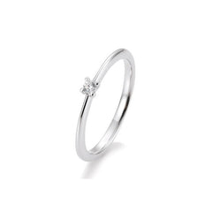 Breuning 18 Karat Solitär-Ring 4er Krappe 0,05-0,30 ct. - 41056320