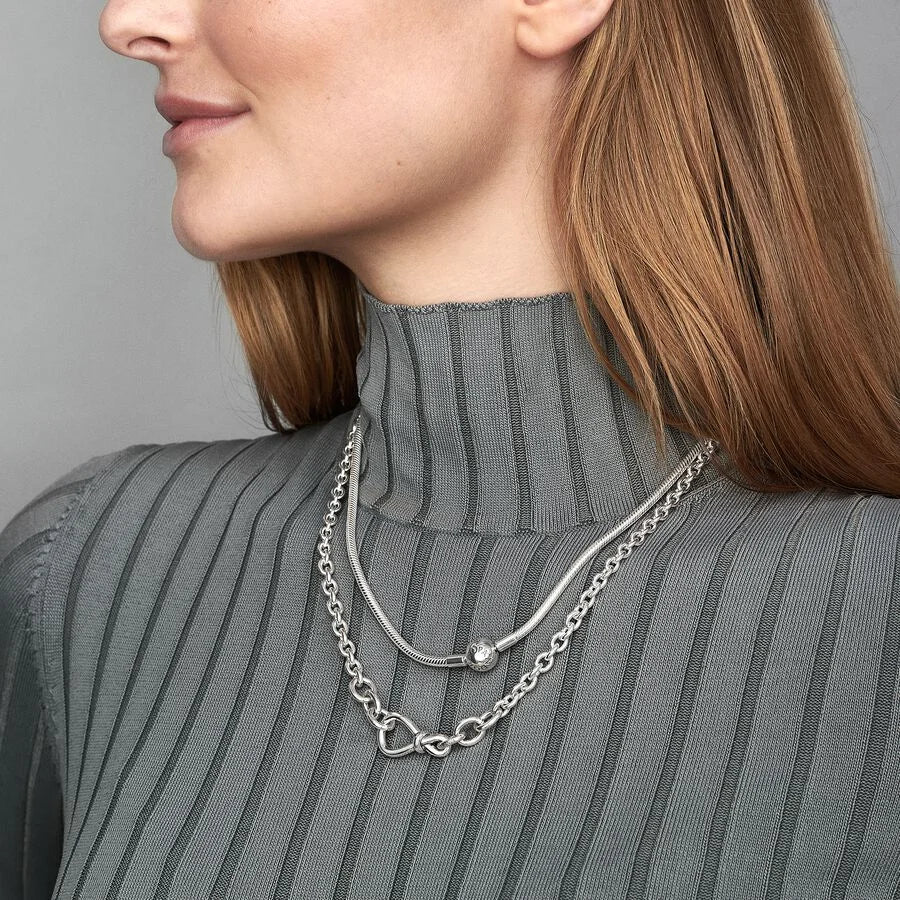 Pandora Eleganz in Form: Kette mit Kugelverschluss -  590742HV-45