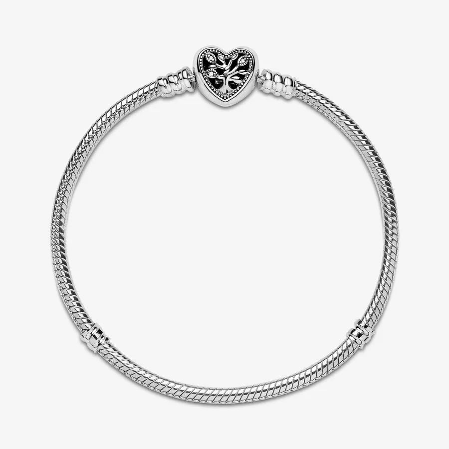 Pandora Stammbaum Schlangen-Gliederarmband: Ein Herz für Ihre Verbindung - 598827C01
