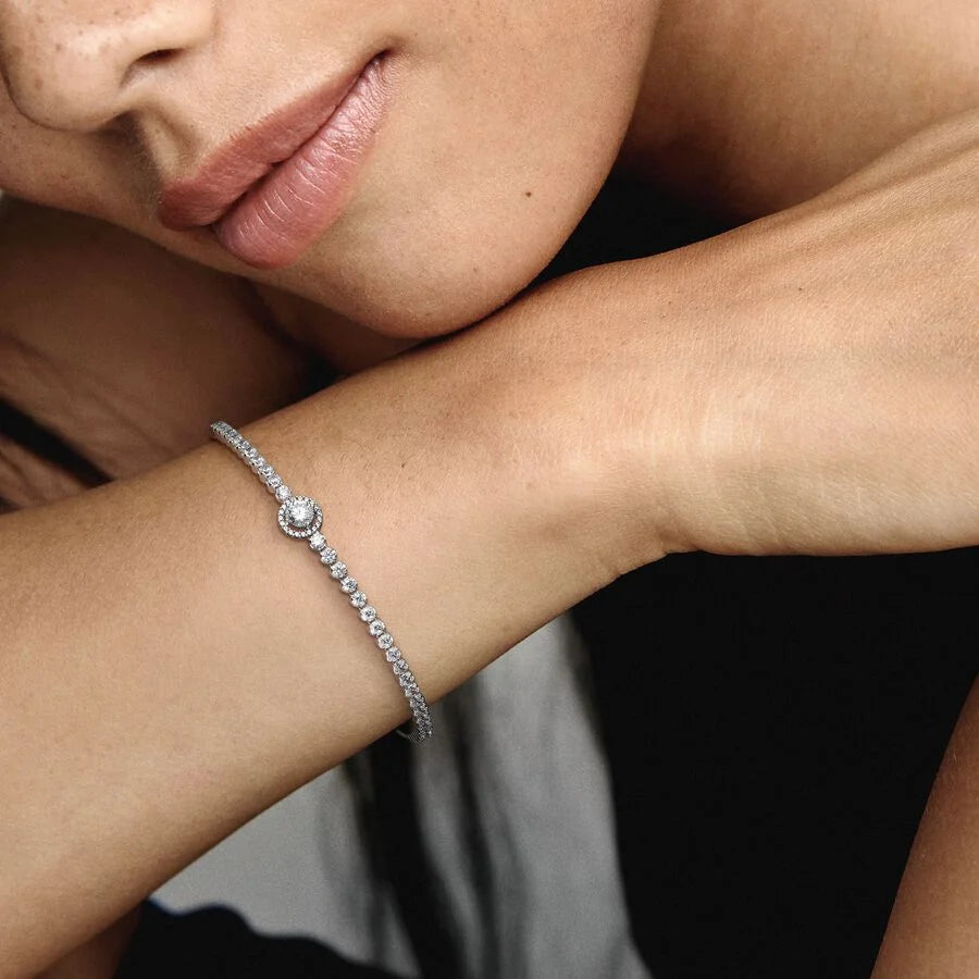 Pandora Bereicherndes Tennisarmband mit Beeindruckendem Kranz-Motiv - 599416C01-18
