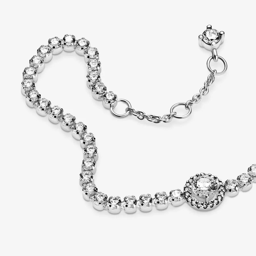 Pandora Bereicherndes Tennisarmband mit Beeindruckendem Kranz-Motiv - 599416C01-18