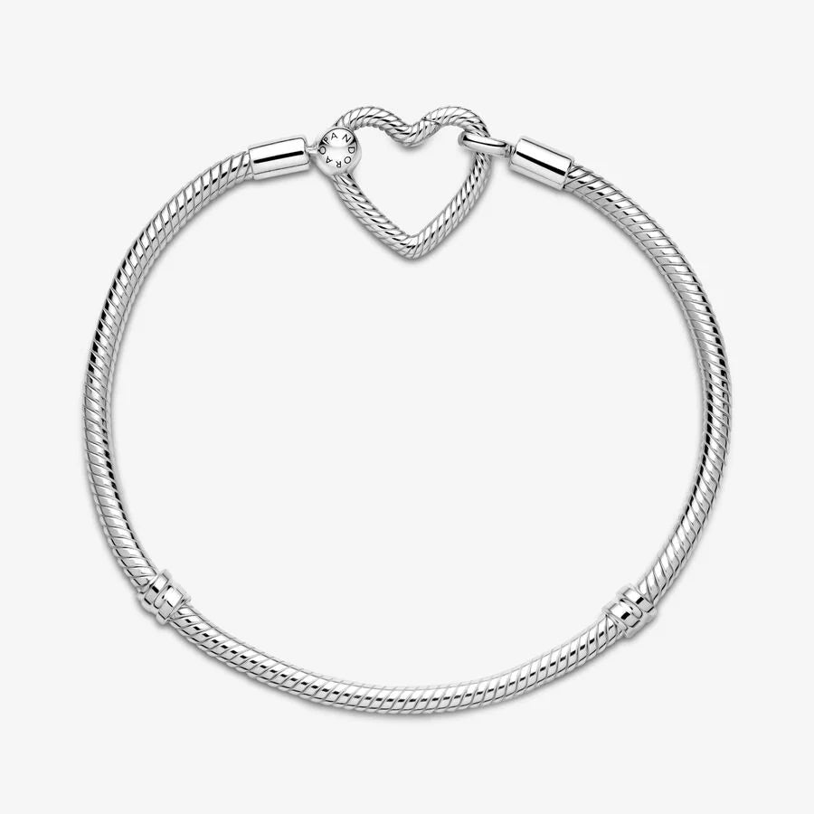 Pandora Herzverschluss Schlangen-Gliederarmband: Das Amulett der Liebe - 599539C00