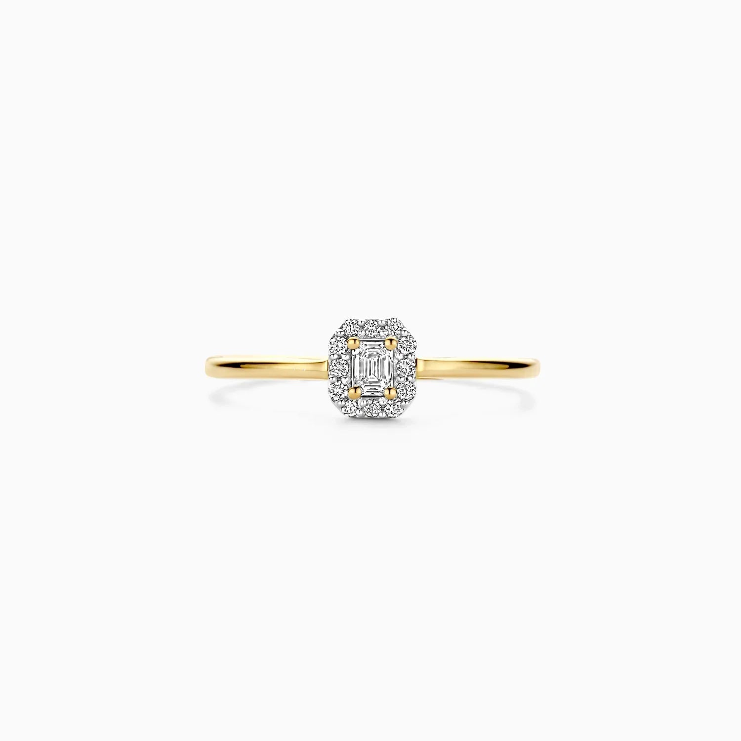 Blush Verlobungsringe Ring in 585/14 Karat Gelbgold mit Labordiamanten - LG1022Y
