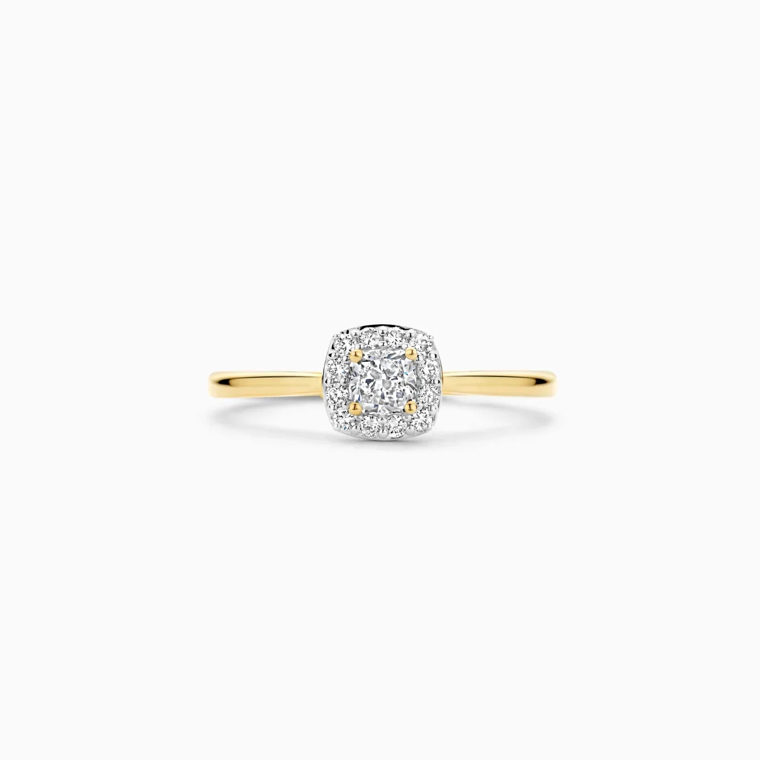 Blush Verlobungsringe in 585/14 Karat Gelbgold mit Labordiamanten - LG1009Y