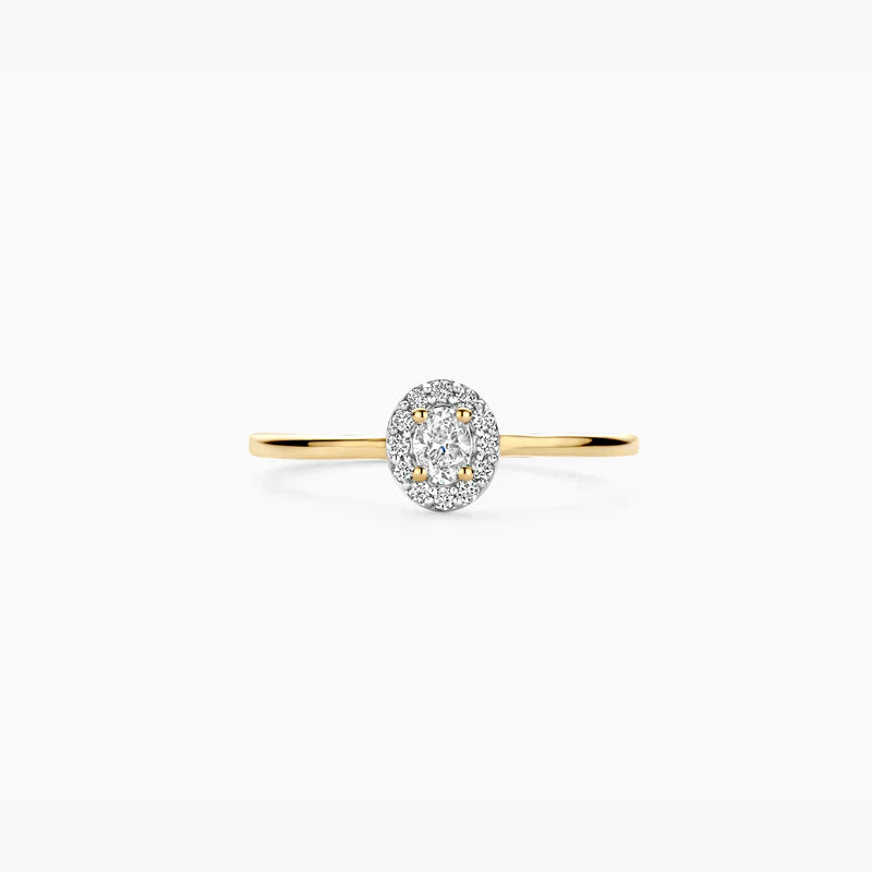 Blush Verlobungsringe in 585/14 Karat Gelbgold mit Labordiamant - LG1021Y