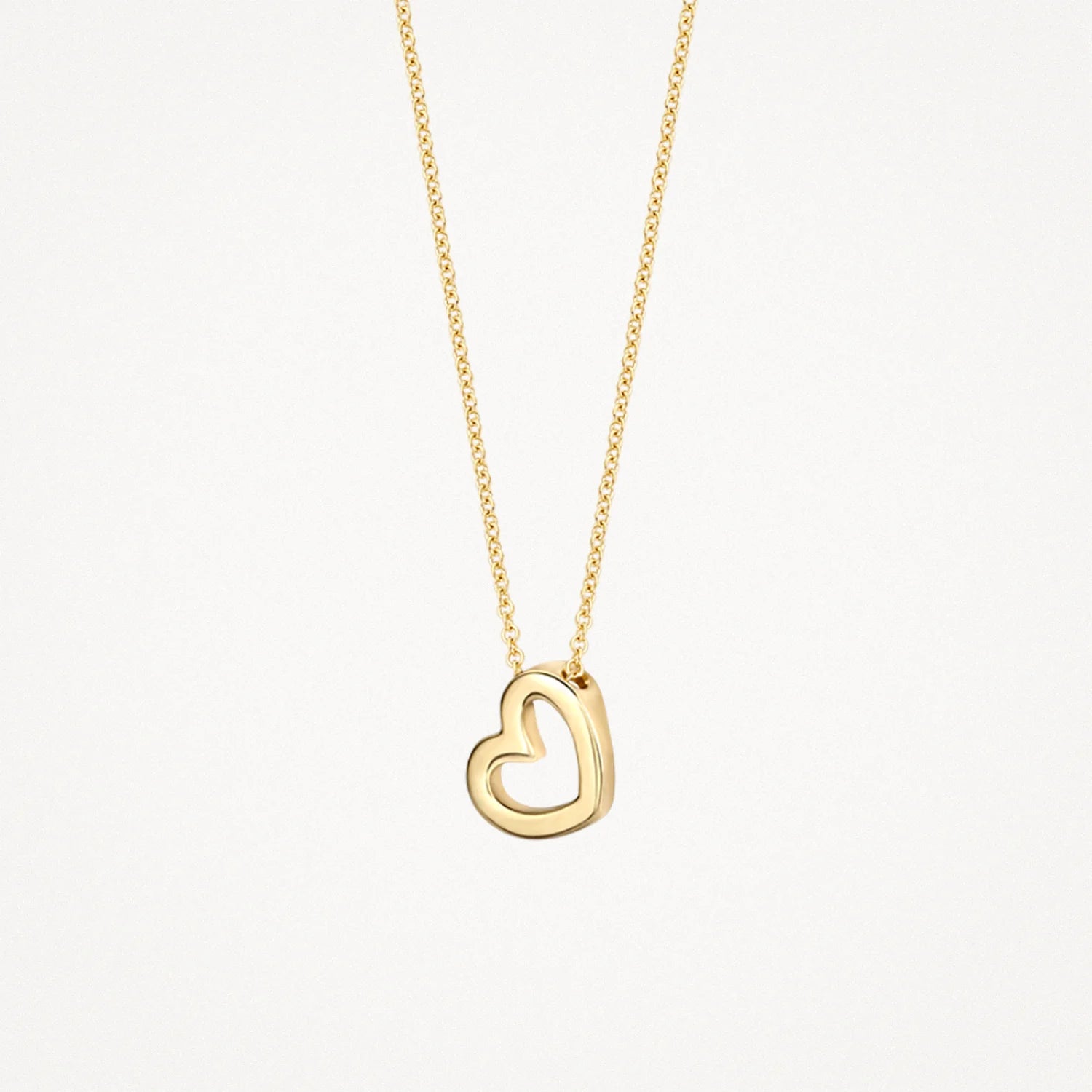 Blush Damen Herz Halskette in 585/14 Karat Gelbgold - 3081YGO