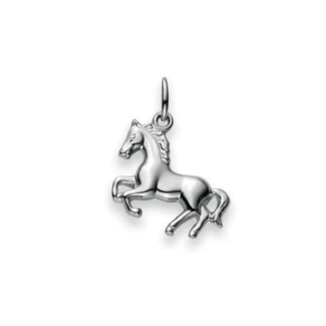 Kinder Pferd Anhänger Silber 925