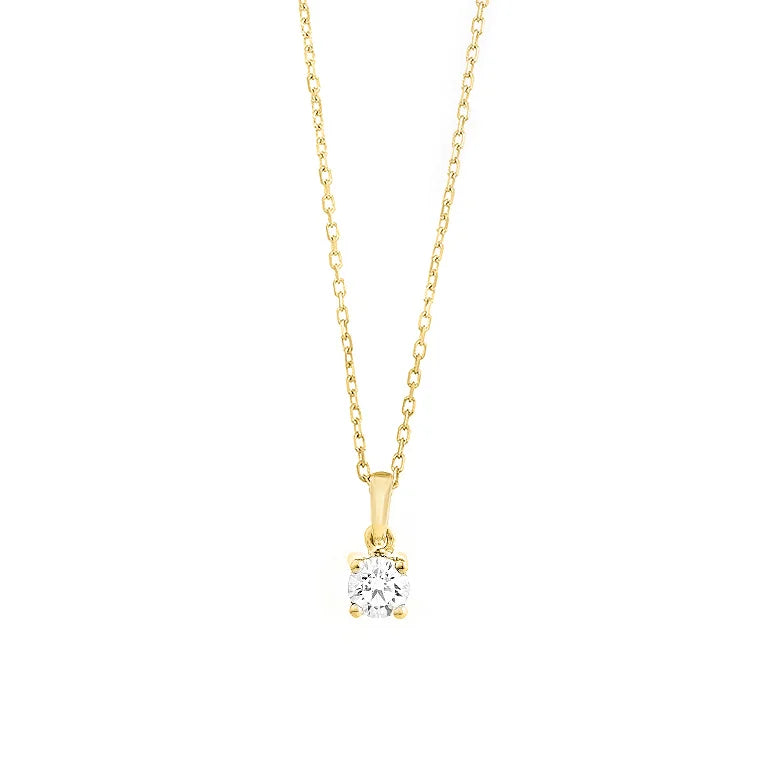 Facet Classic Express Eye Clean Gold Halskette