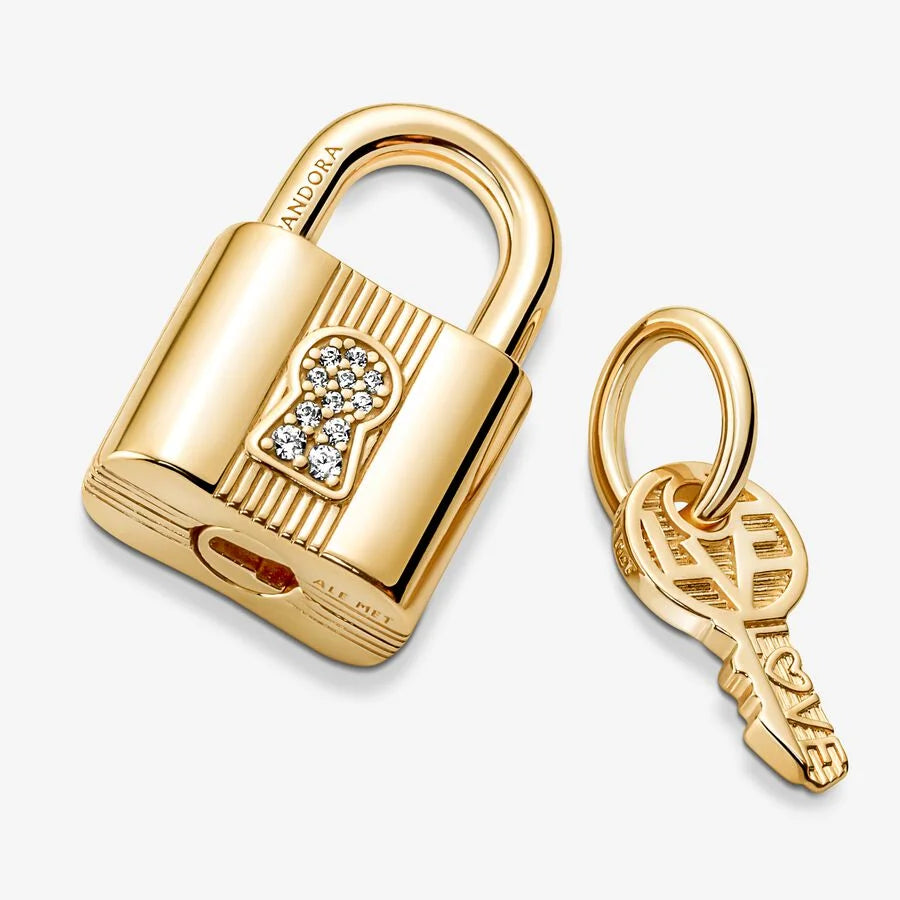 Pandora Vorhängeschloss & Schlüssel Charm-Anhänger: Ein Symbol der Liebe