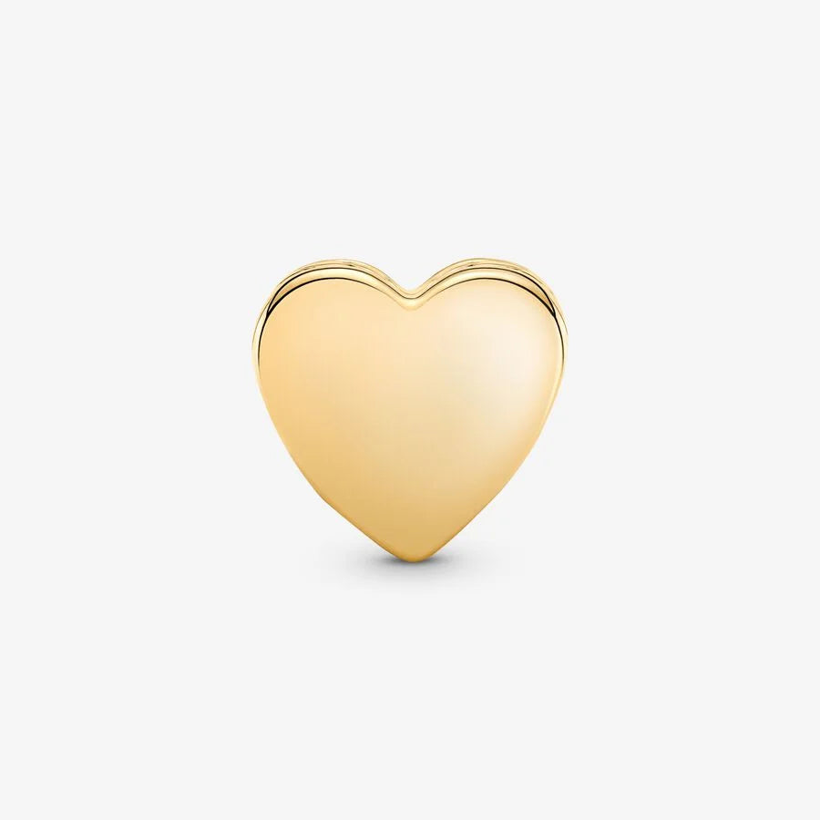 Pandora Herz Charm: 14 Karat Vergoldung