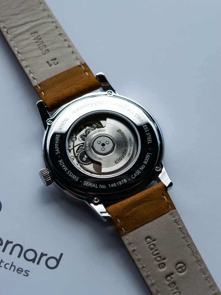 Claude Bernard Classic Herren Automatik Rot 42 mm