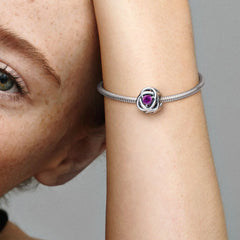 Pandora Charm: Ewigkeitskreis - Farboptionen, Sterling-Silber