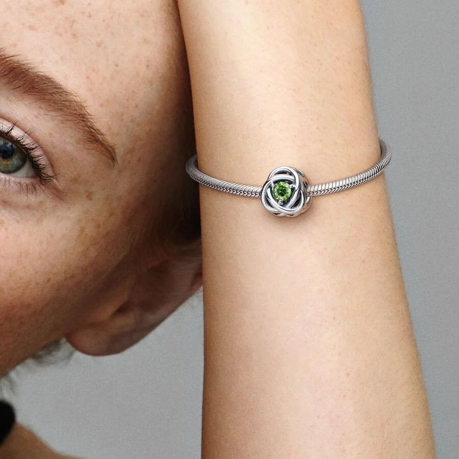 Pandora Charm: Ewigkeitskreis - Farboptionen, Sterling-Silber