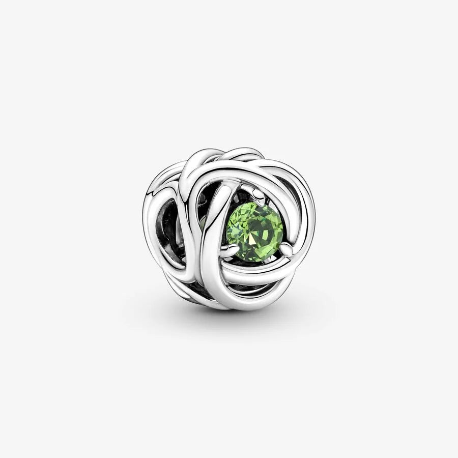 Pandora Charm: Ewigkeitskreis - Farboptionen, Sterling-Silber