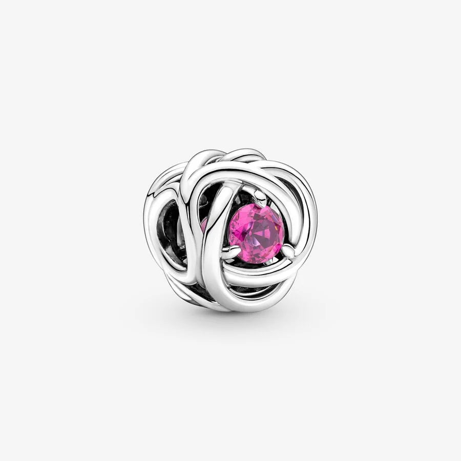 Pandora Charm: Ewigkeitskreis - Farboptionen, Sterling-Silber