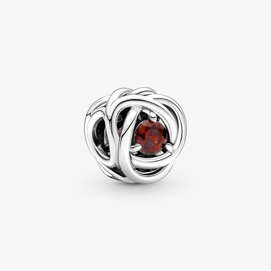 Pandora Charm: Ewigkeitskreis - Farboptionen, Sterling-Silber