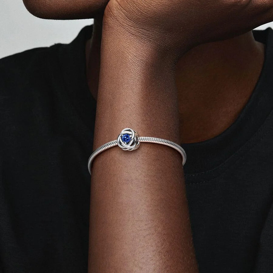 Pandora Charm: Ewigkeitskreis - Farboptionen, Sterling-Silber