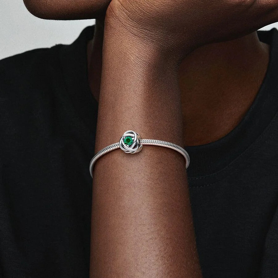 Pandora Charm: Ewigkeitskreis - Farboptionen, Sterling-Silber