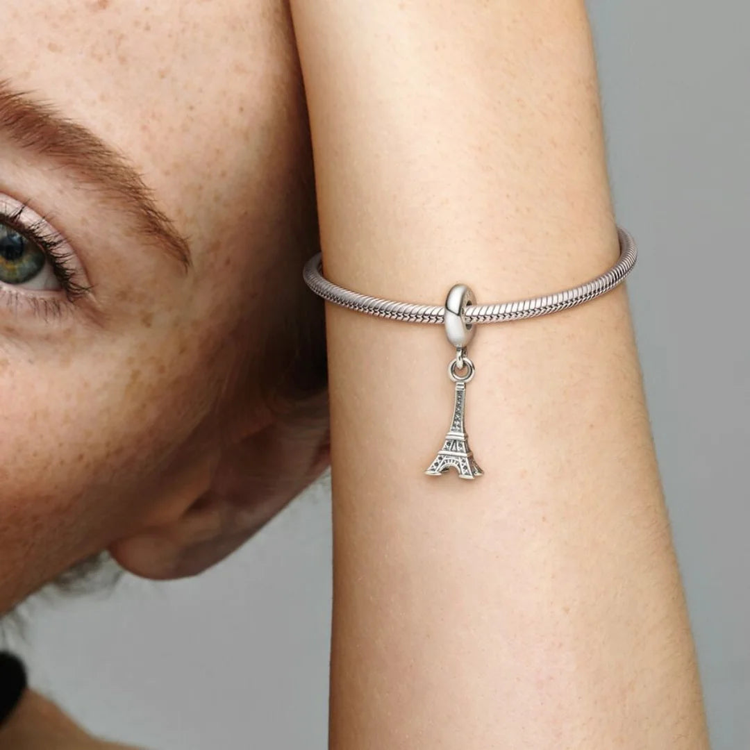 Pandora Charm-Anhänger: Eiffelturm - Sterling-Silber