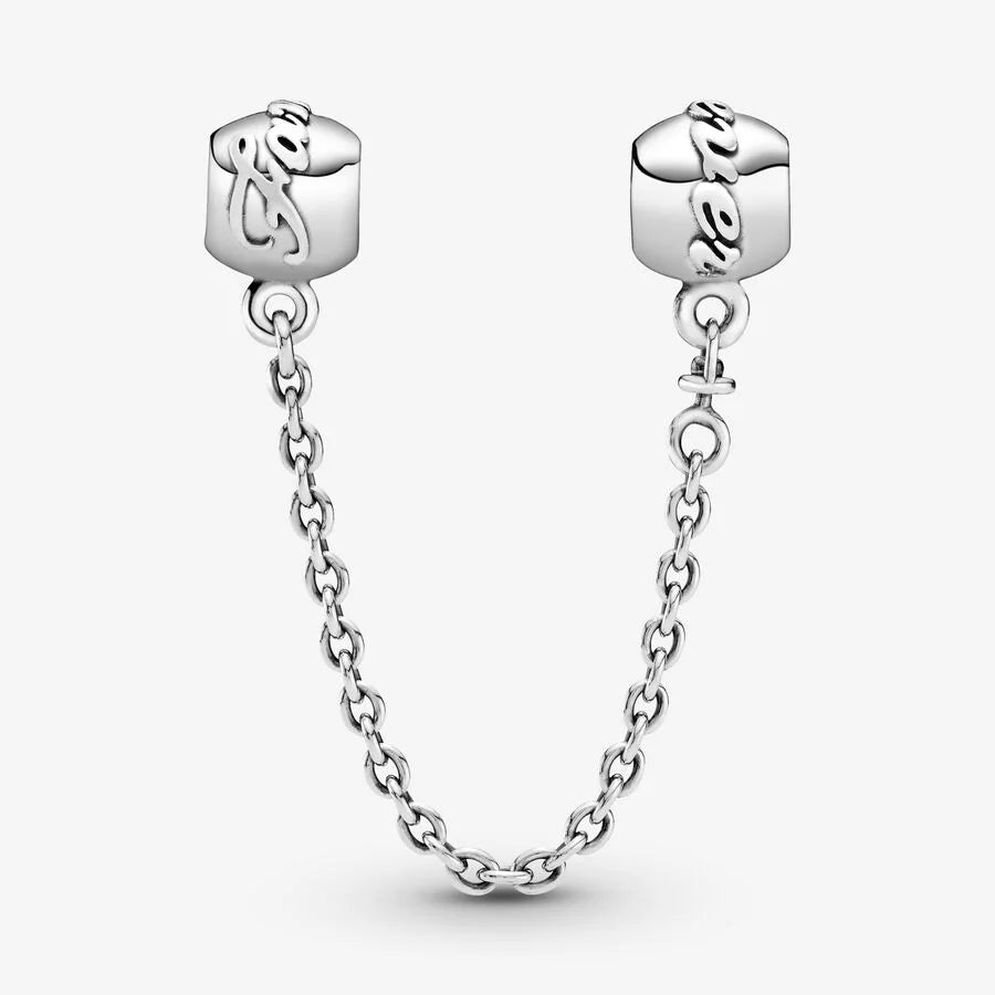 Pandora Komfortkette Charm: Family Forever - Sterling-Silber