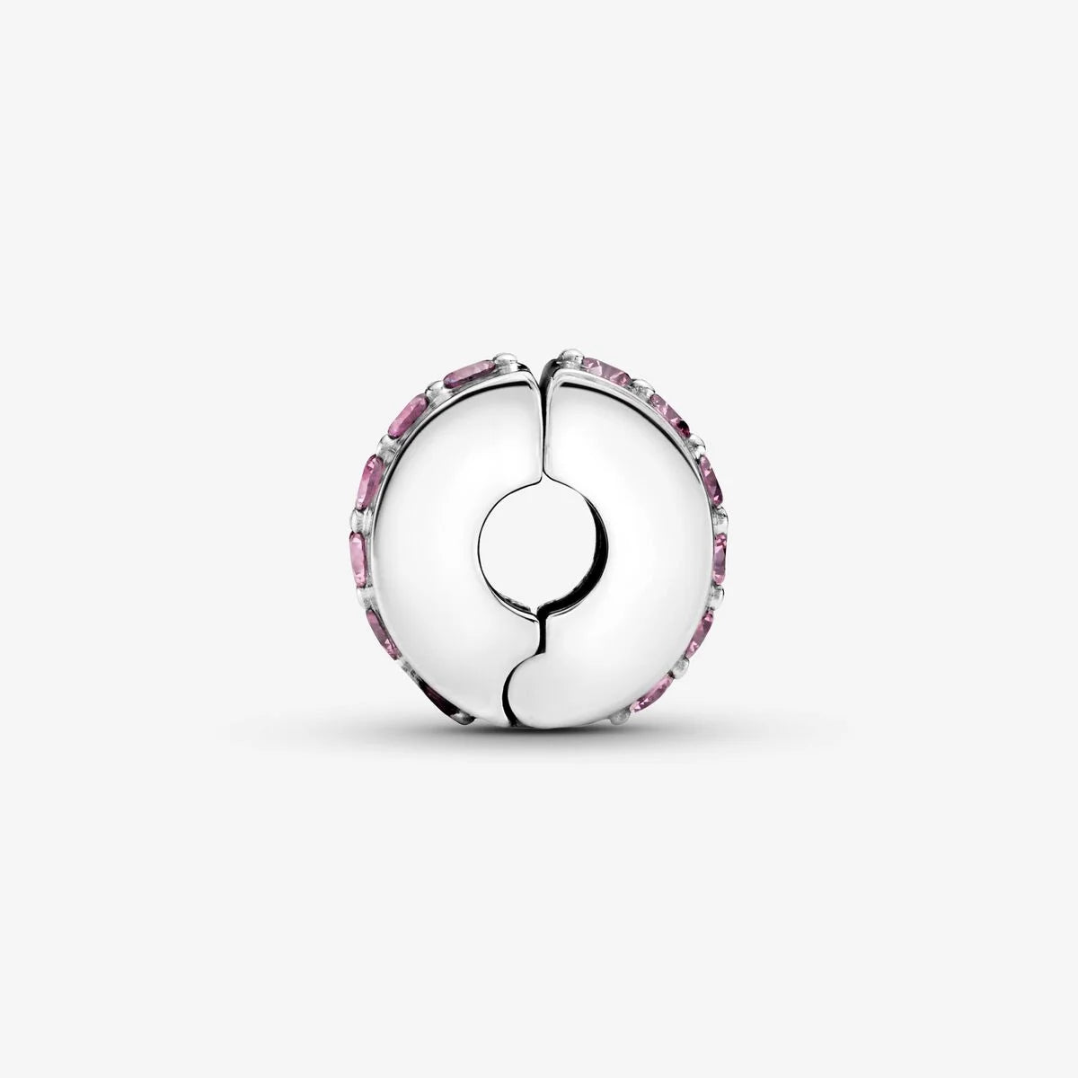 Pandora Linie Clip: Rosa Cubic Zirkonia - Sterling-Silber