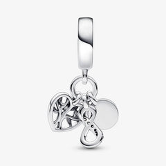 Pandora Triple Charm-Anhänger: Family Infinity - Cubic Zirkonia
