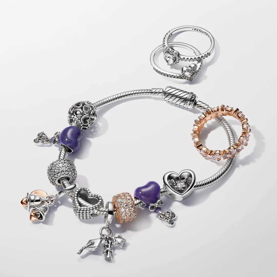 Pandora Junge Charm: Thermochromes Gender Reveal - Blau, Sterling-Silber