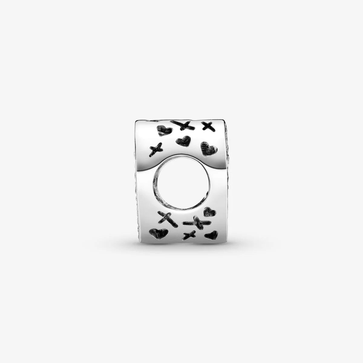 Pandora Herz-Charm - Funkelnde Freihand mit 50 klaren Cubic Zirkonia