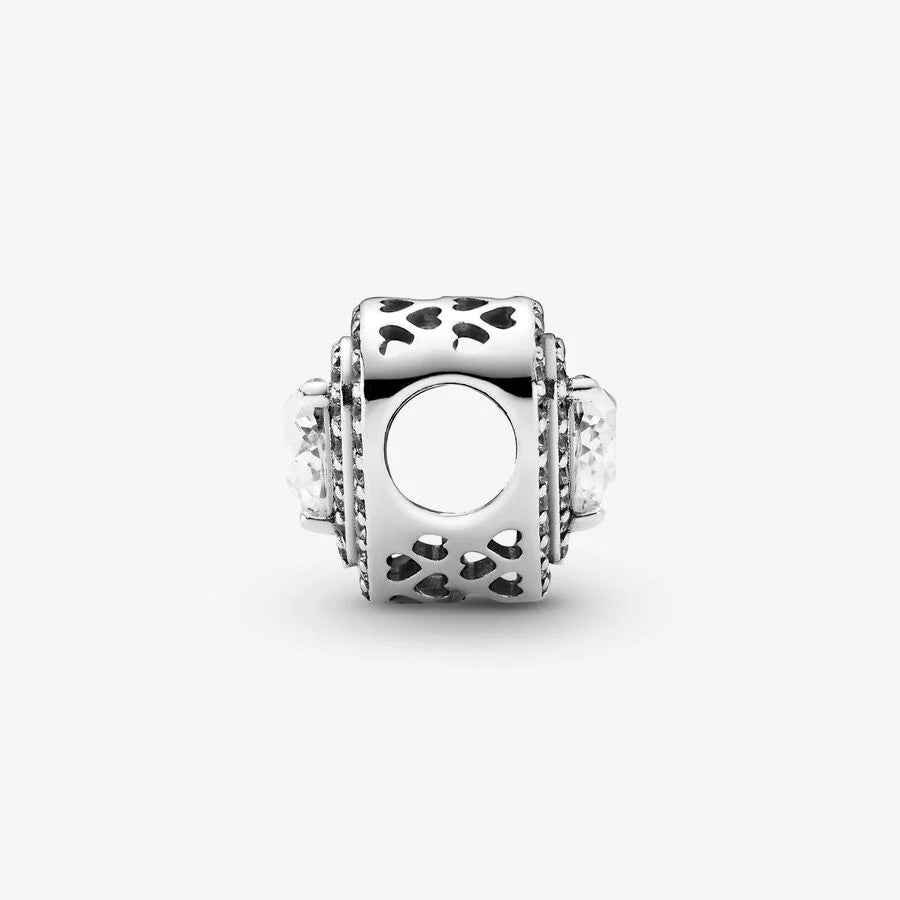 Pandora Funkelndes Erhabenes Herz Charm: Verbreiten Sie die Liebe