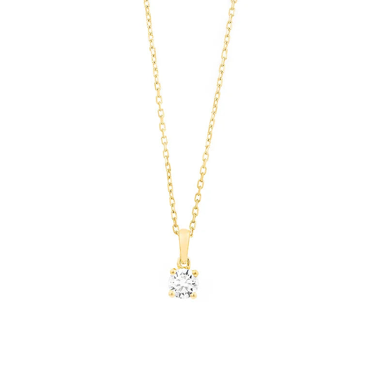 Facet Classic Express Eye Clean Gold Halskette