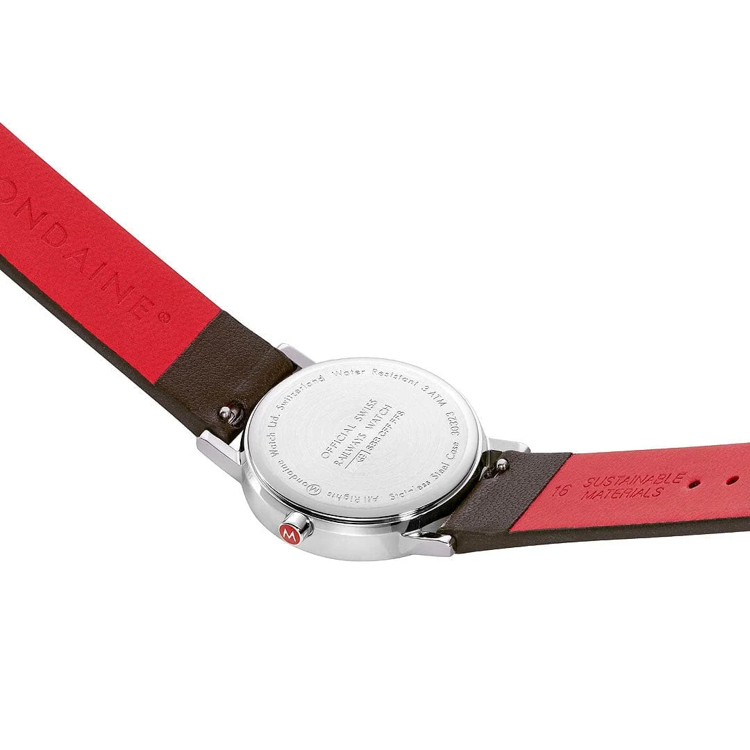 Mondaine Classic Damenuhr aus Braunes Leder, 30 MM - A658.30323.11SBGV