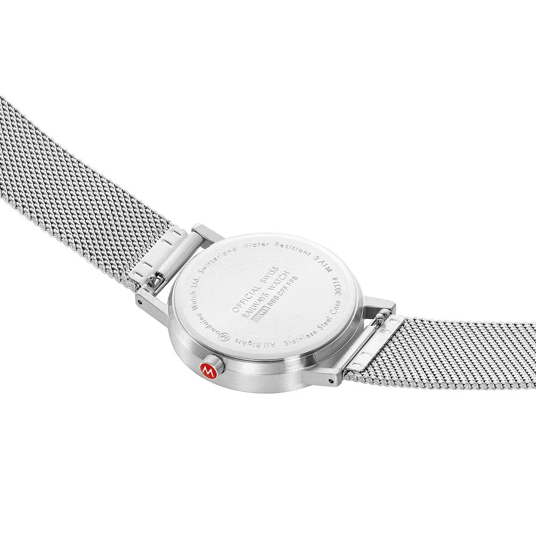 Mondaine Classic Damenuhr aus Edelstahl, 36 MM - A660.30314.40SBJ