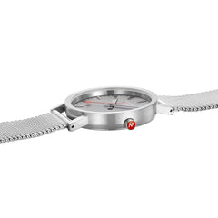 Mondaine Classic Damenuhr aus Good Gray Edelstahl, 36 MM - A660.30314.80SBJ