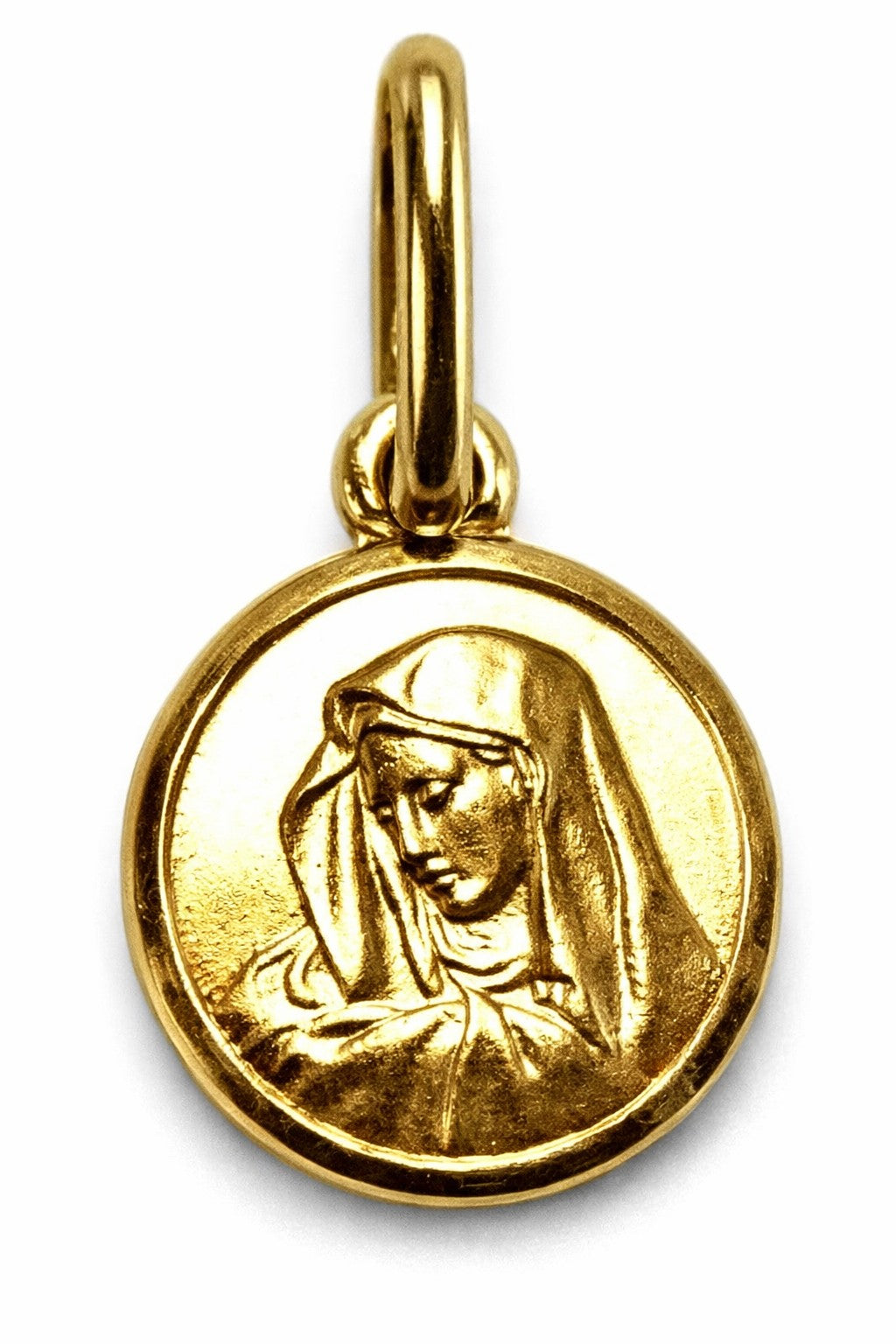 Anhänger Medaille Dolorosa Gelbgold 750 22mm