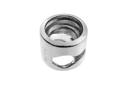 Anhänger Solitär Rohling Zargenfassung Weissgold 750 für 0.50 ct.