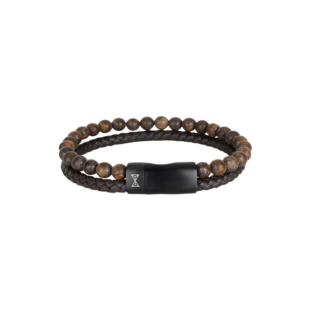 AZE Jewellery Armband Mount Terra Braun 19.5cm