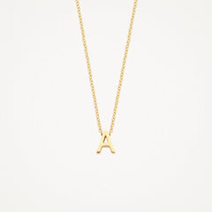 Collier Lettre Blush - Or jaune (14 carats)