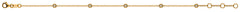 Armband Gelbgold 750 mit 5 Brillanten H SI 0.14ct 19cm
