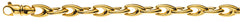 Collier Gelbgold 750 V-Form 6mm 45cm