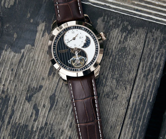 Residencewatches Yin Yang Automatik Rosegold, 44mm Herrenuhr